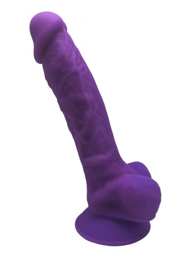 Фиолетовый фаллоимитатор Model 1 - 17,6 см.