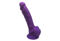 Фиолетовый фаллоимитатор Model 1 - 17,6 см.