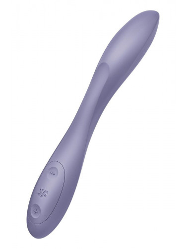 Сиреневый гибкий вибратор Satisfyer G-Spot Flex 2 - 19,5 см.