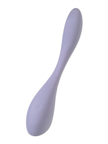 Сиреневый гибкий вибратор Satisfyer G-Spot Flex 5+ - 19,6 см.
