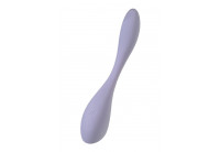 Сиреневый гибкий вибратор Satisfyer G-Spot Flex 5+ - 19,6 см.