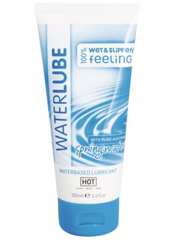 Лубрикант на основе чистой родниковой воды WaterLube - 100 мл.