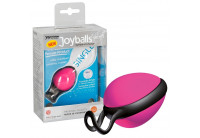 Розовый вагинальный шарик со смещенным центром тяжести Joyballs Secret
