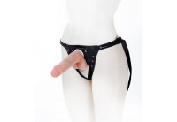 Страпон с поясом Harness - 19 см.