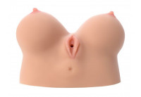 Полуторс Juliana Breast в виде груди с вибровагиной