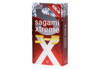 Ароматизированные презервативы Sagami Xtreme Cola - 10 шт.