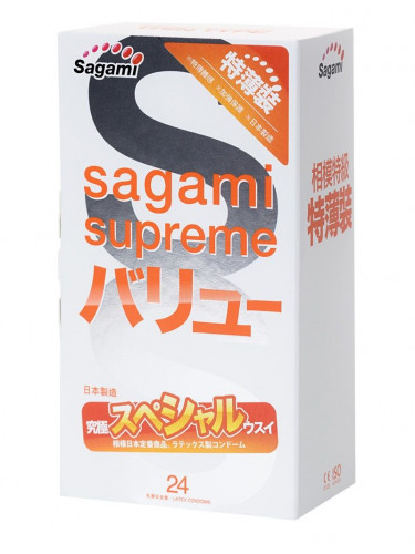 Ультратонкие презервативы Sagami Xtreme Superthin - 24 шт.