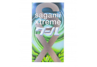 Презервативы Sagami Xtreme Mint с ароматом мяты - 10 шт.
