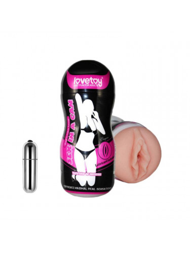 Мастурбатор-вагина Sex In A Can Vibra Vagina Tunnel