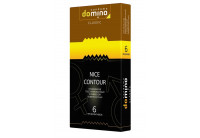 Презервативы с рёбрышками DOMINO Classic Nice Contour - 6 шт.