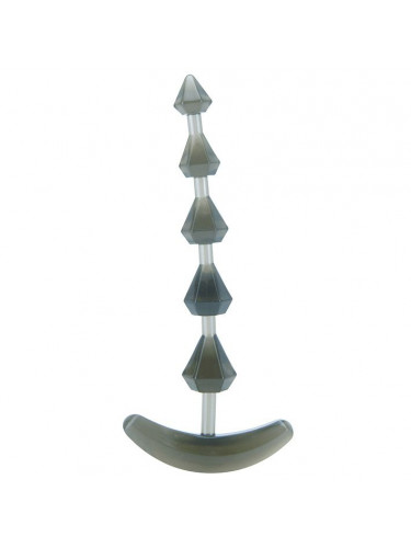 Дымчатая анальная цепочка PLIABLE PROBE - 15 см.