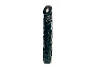 Чёрный фаллоимитатор BIG BONANZA 13 BLACK BUTT PLUG - 33 см.