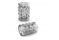 Прозрачная насадка с капельками STAY HARD COCK SLEEVE 05 CLEAR